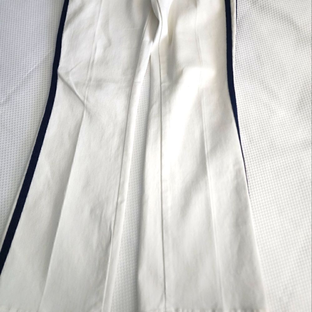 Mother Denim the Hustler ankle glass sleeper racer jeans white black - Picture 11 of 16